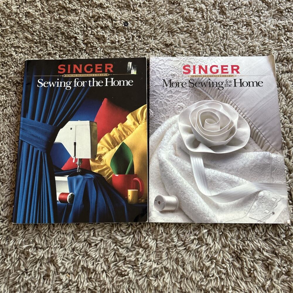 Vintage LOT 1984/1987 SINGER Reference Library More Sewing for the Home E26